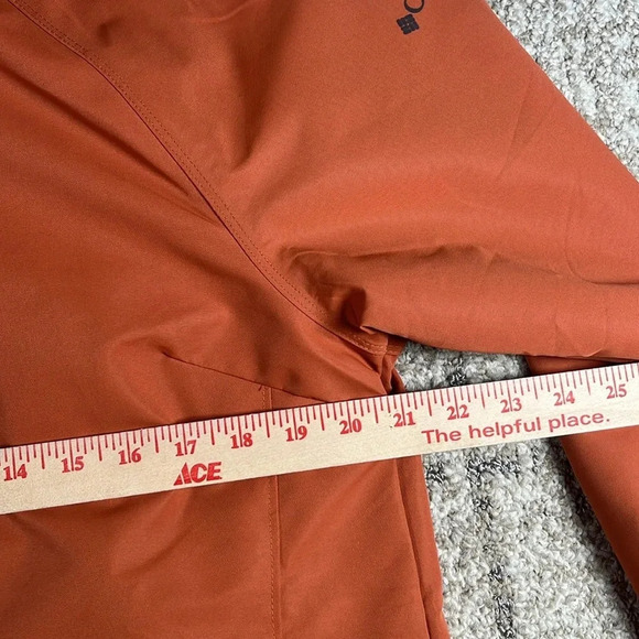 Columbia‎ South Canyon Coat Lg Orange Rust Color NWOT Outdoor Hiking Waterproof - Picture 8 of 11